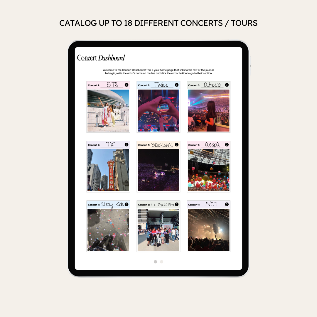 The K-Pop Concert Journal